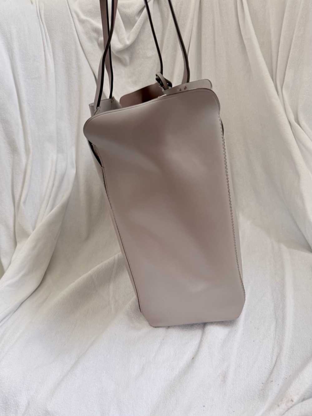 kate spade Two-Tone Taupe and Brown Leather Tote - Picture 9 of 10